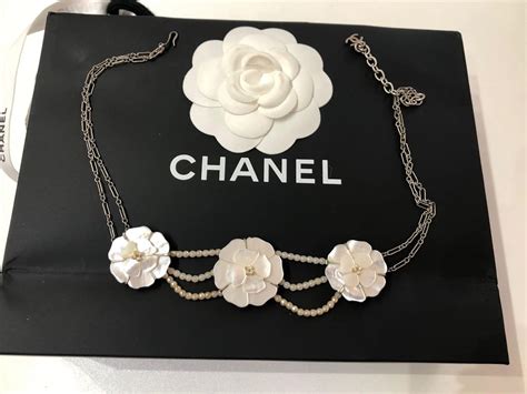 camellia chanel flower|chanel camellia flower necklace.